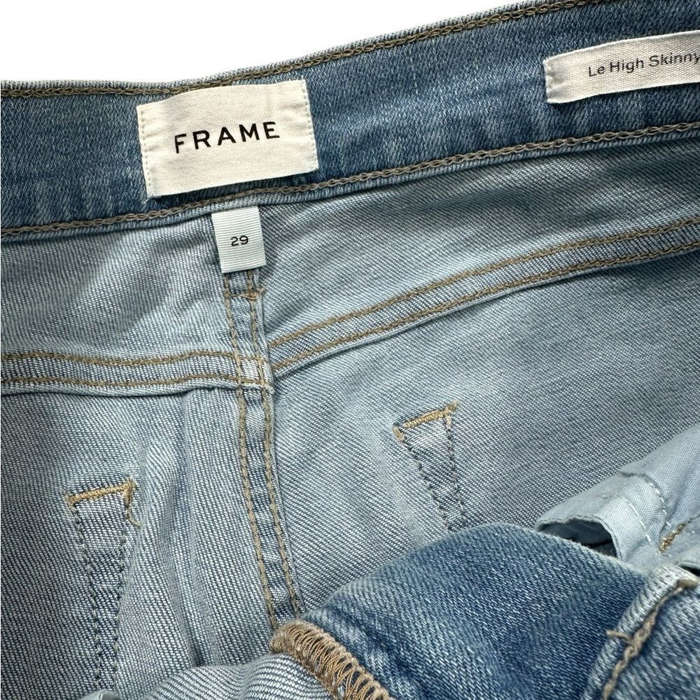 Frame Denim Women’s Le High Skinny High Rise Skinny Jeans - Picture 7 of 8